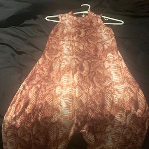 Small snake print romper,worn once